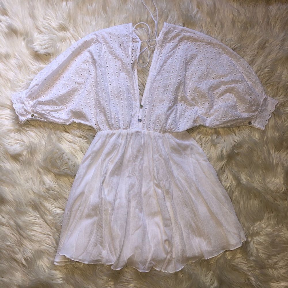 White Eyelet Dress